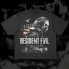 90s Style Shirt Loose Casual Streetwear Classic Horror Game Resident Evil Themed Tshirt Cotton Print Graphic T Shirts Unisex