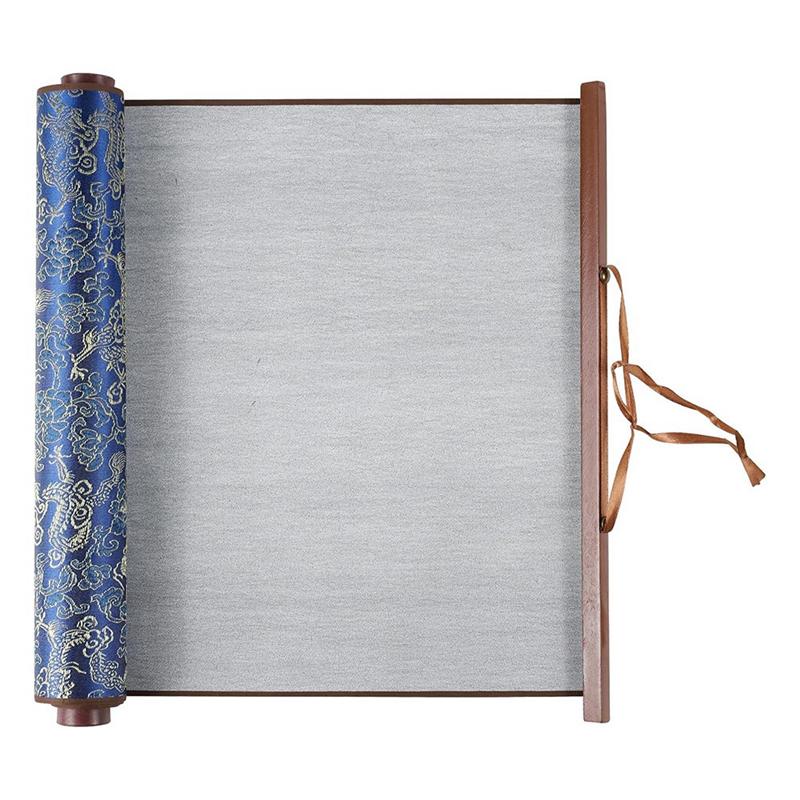 

Reusable Water Write Cloth Scroll For Chinese For Calligraphy Practice- No Ink Or Paper Waste