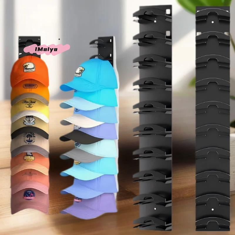M-New Baseball Cap Rack Wall Mounted Hat Organizer Storage Hanger for Home Door Closet Multifunctional Cap Holder Display