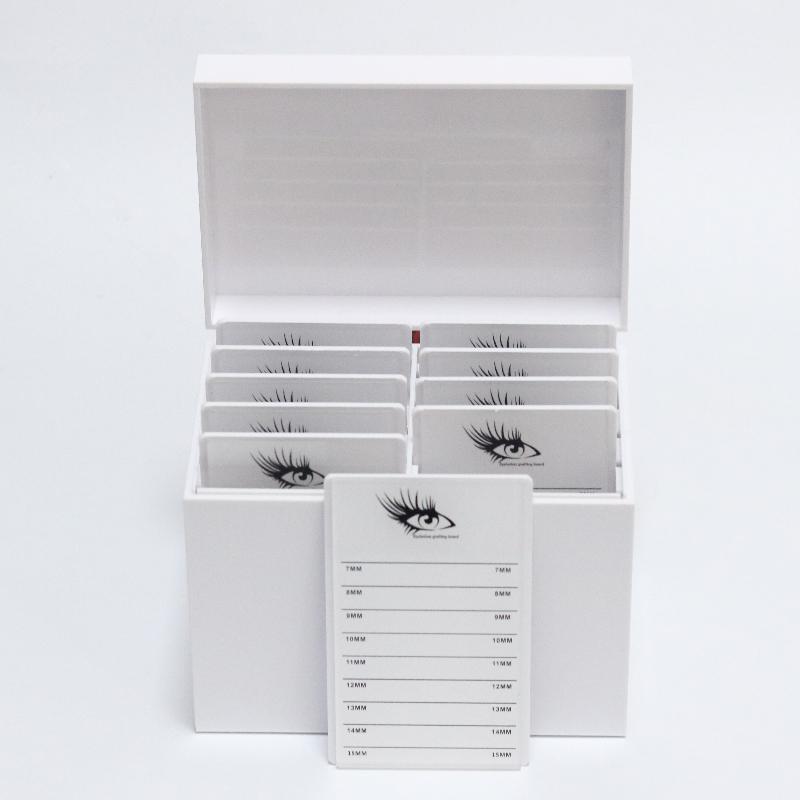 Beauty Salon 10Layers Acrylic Eyelash Extensions Storage Box Lash Tile Palette Box lash boxes packaging wholesale lash supplies