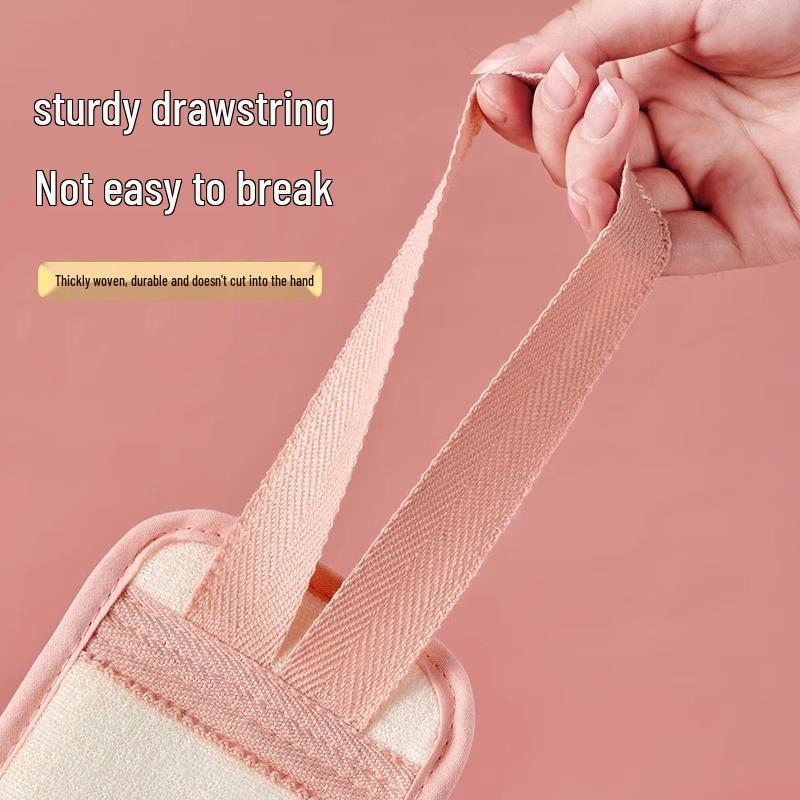 Exfoliating Bath Towel: Powerful Mud-Removing Back Scrubber - Long Brush Strip for Solo Use