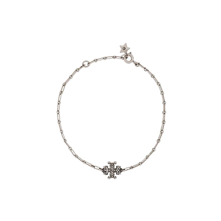 Tory Burch Fashionable Brass Bracelet Unisex accessories Silver-Gray 87055-020 Gold,F