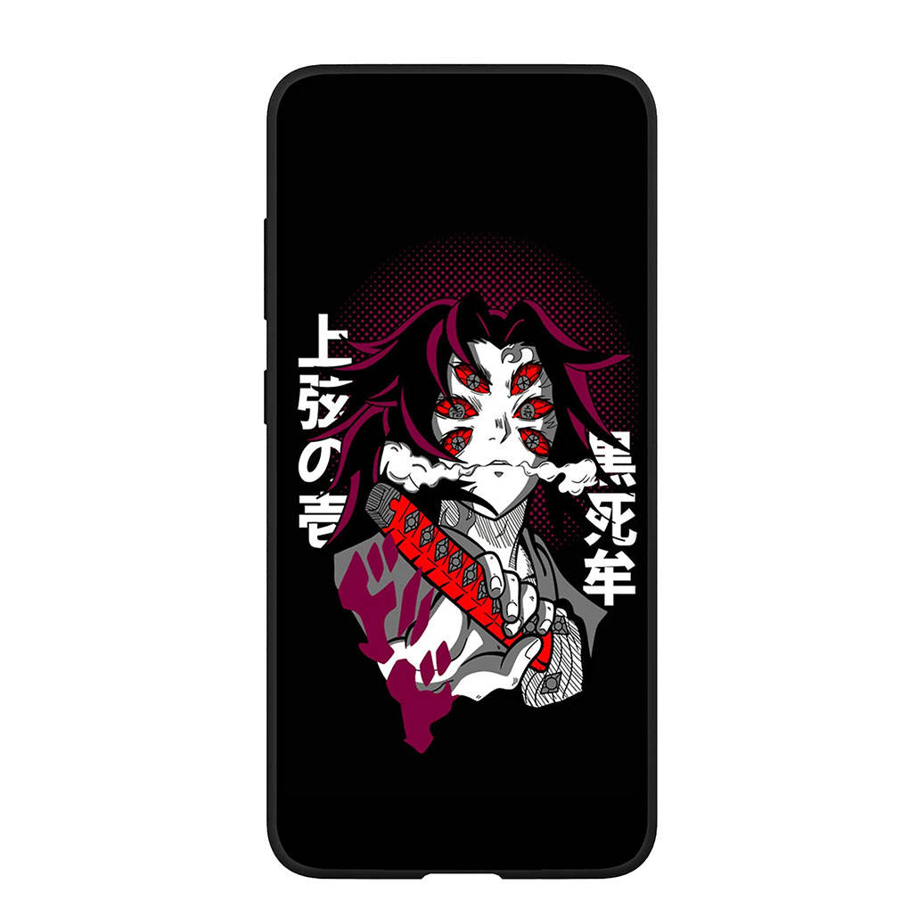 Handyhülle für Samsung Galaxy S25 S24 S23 iPhone 16 15 Xiaomi Redmi Note 14 13 12 16E X Pro Max OPPO Moto Huawei Kokushibo Tanjirou Demon Slayer Hülle
