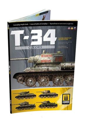 AMO Zweiter Weltkrieg Muster Foto T-34 Farbe/Tarnung Sammlung/Buch AMO-6145
