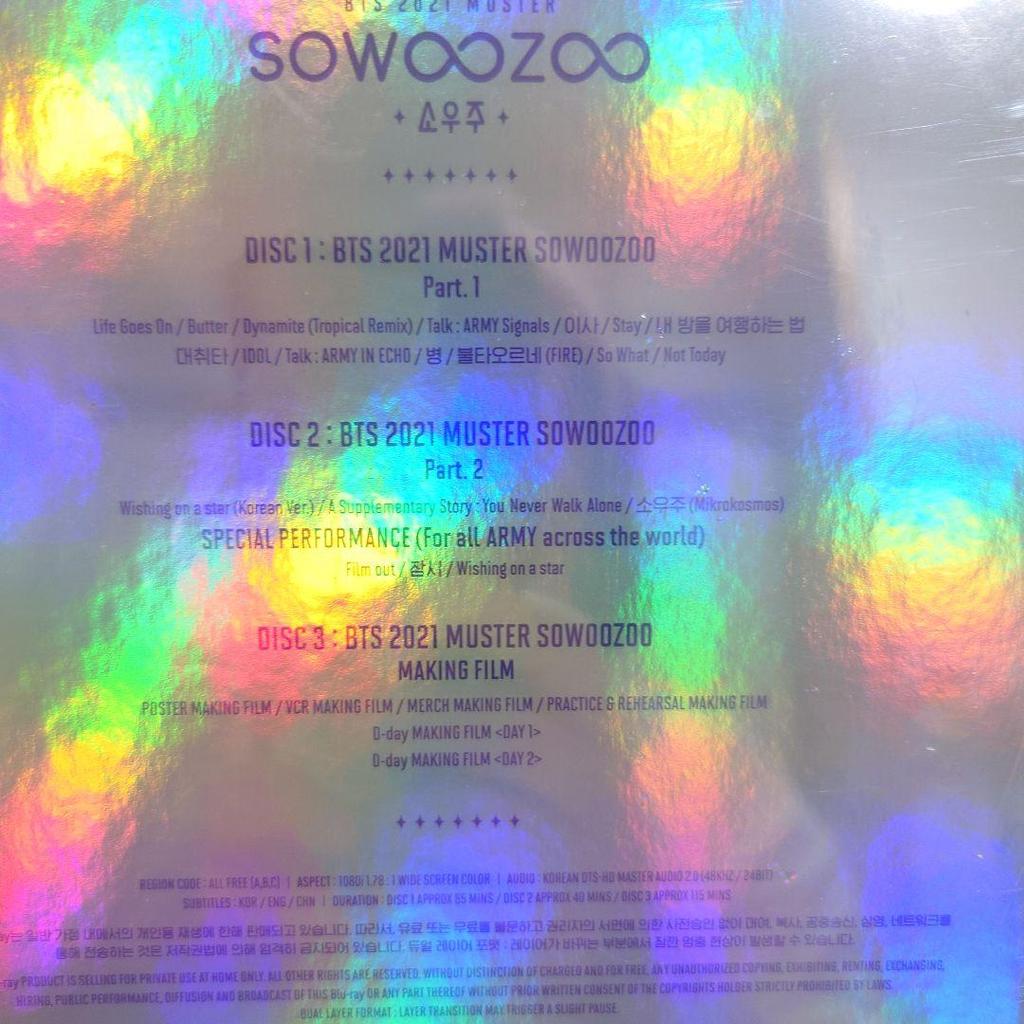 [USED] BTS "BTS 2021 MUSTER SOWOOZOO