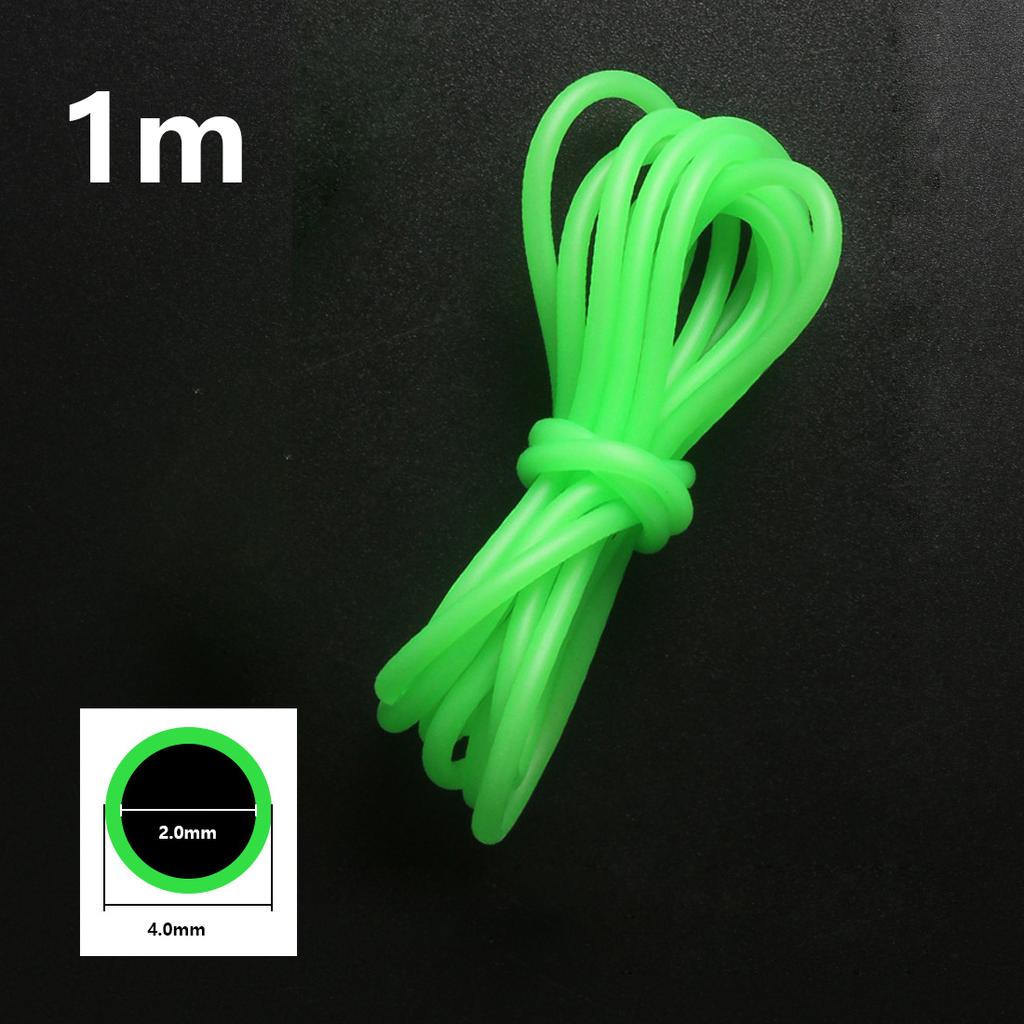 Luminous Tube 0.8mm/1mm/1.5mm/2mm 1/1.5m Length Fishing Tackle