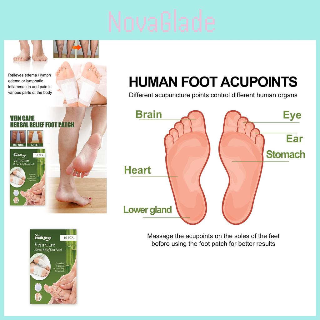 South Moon Foot Patches For Vein Care Effective Body Treatment Relief From Swelling And Discomfort