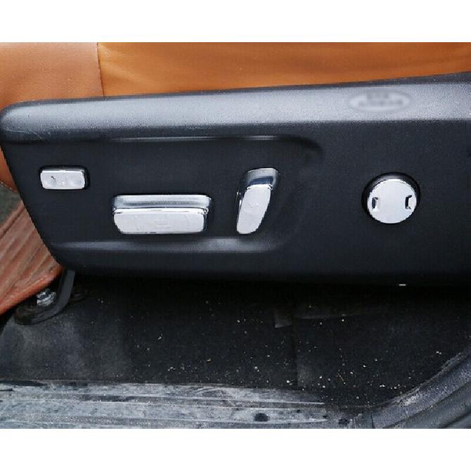 Fit For Toyota Tundra 2014-2021 Chrome Seat Adjust Handle Button Cover Trim 7pcs
