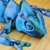 3D Printed Lizard Articulated Chameleon Ornament Desktop Decoration Flexible Animal Figurine Lizard Fidget Toy for Kids Adults Stress Relief