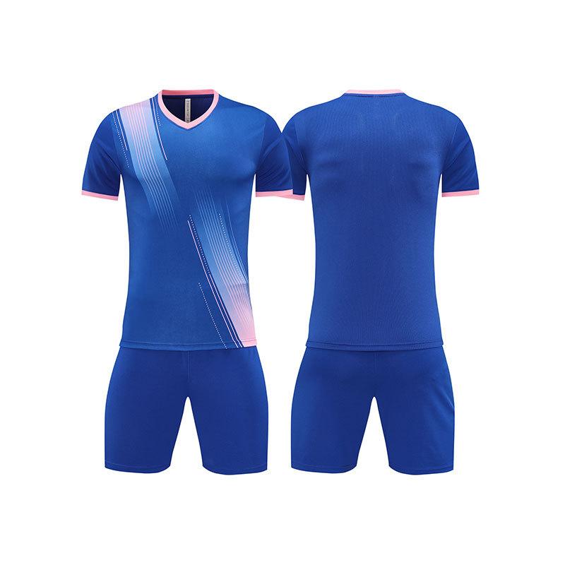 Short-sleeved Football Jersey Set Spot Printing Number Light Board Football Training Jersey Team Summer Game Jersey