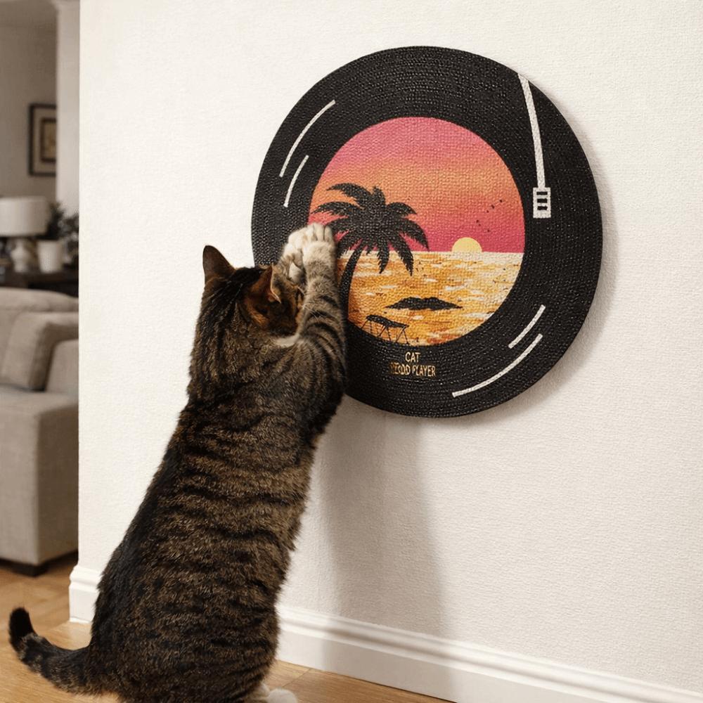 360-Degree Rotation Self-adhesive Cat Scratching Pad Scratch Resistant Cat Scratch Mat  Indoor