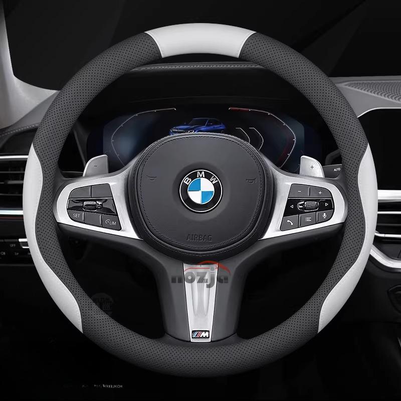 

Leather Car Steering Wheel Cover for BMW F20 G30 E91 E92 X3 G01 F40 X5 F15 F32 E70 F22 E93 G31 G05 F48 E83 Interior Accessories