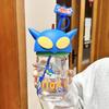 Crayon Shin Chan Creative Cartoon Tritan Water Bottle With Straw For Children