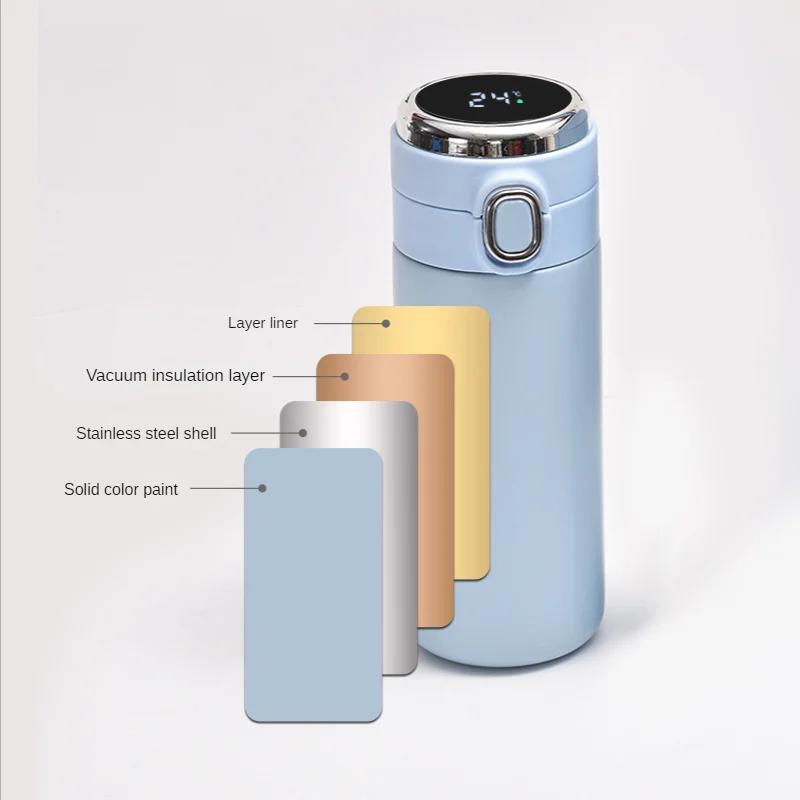 420ml Stainless Steel Thermos Bottle Smart LED Temperature Display Leak-proof Vacuum Flask Thermal Mug Insulated Tumbler High Quality