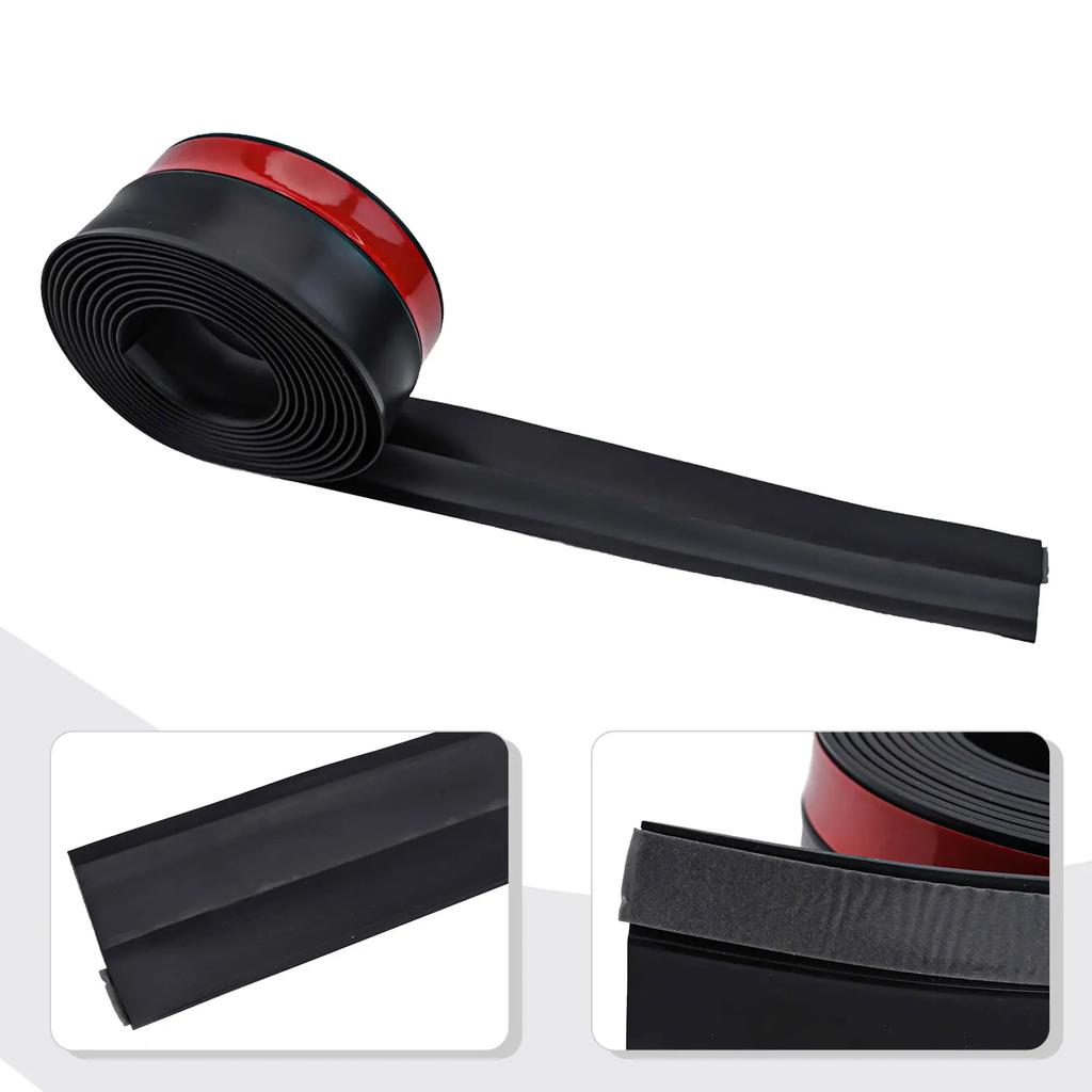 Door Frame Seal 1 1.2in Garage Door Rubber Strip Wind Insulation Versatile Application Effective Weatherproofing
