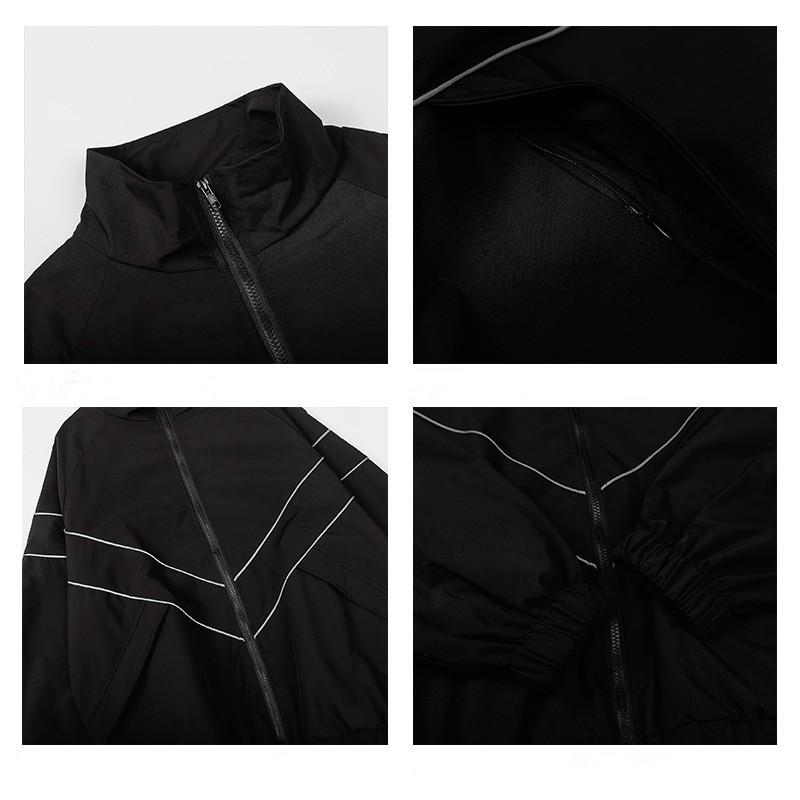 Youth Spring/Fall Solid-Color Sports Jacket Loose-Fit, Durable, Windproof Shell Jacket