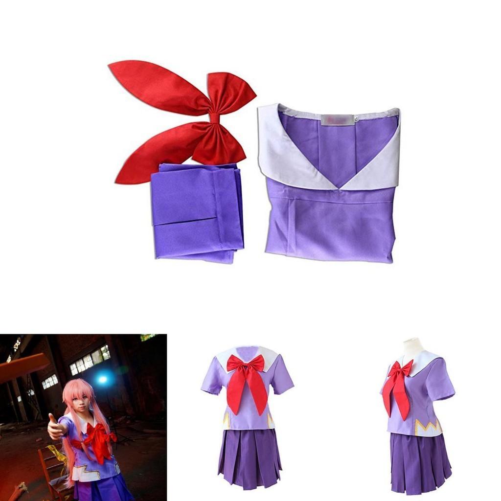 Elegant Future Diary Gasai Yuno Halloween Dress Outfit Perfect For Themed Events