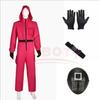 TV Game Red Calamari Game Jumpsuit Cosplay Party Tracksuit Outfits Mask Props Role Play Classic Costume From Ko New