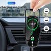 Infrared Induction Car GPS Air Vent Phone Holder Wireless Charger StandMagnetic Head for iPhone 16~12 Samsung S25 Fast Charging