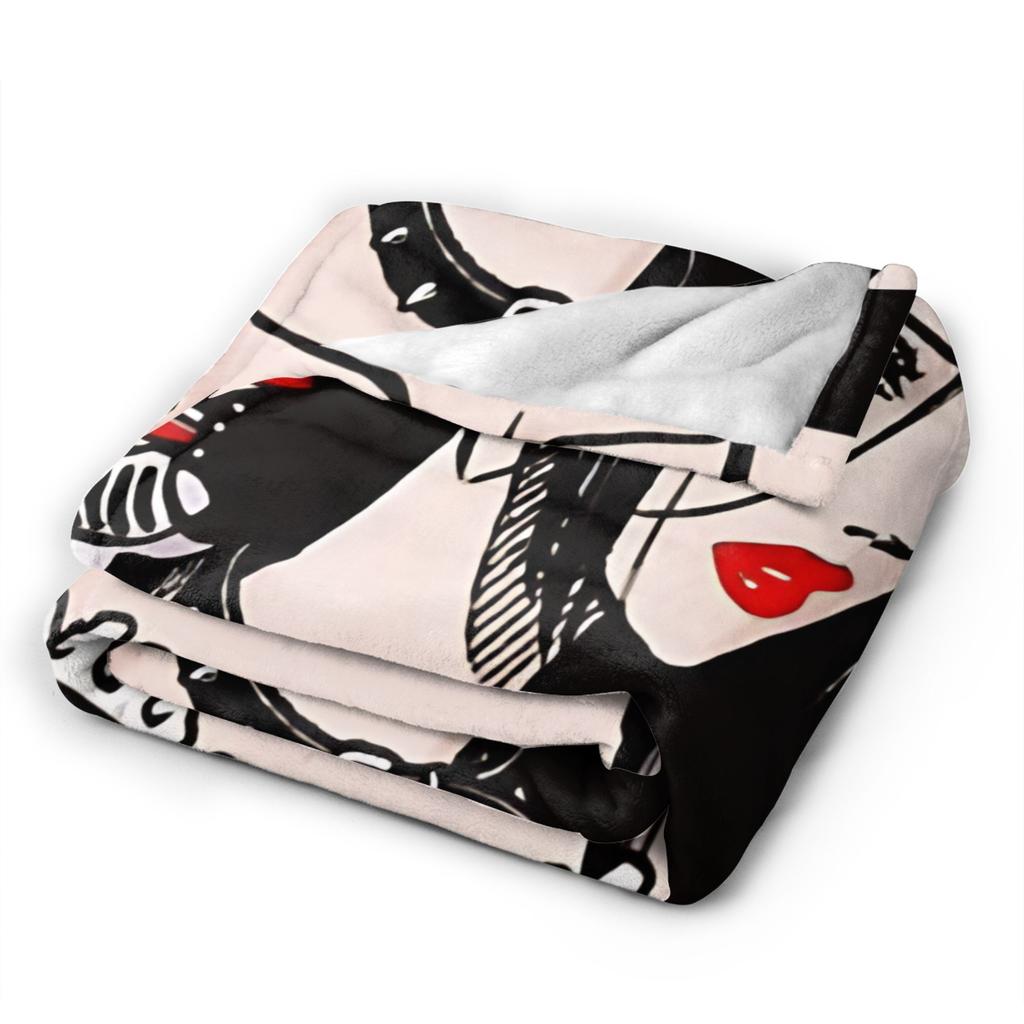 Nana Anime Manga Blanket  Warm Soft Novelty Plush Bedding Throws For Couch Chair Decorative Flannel Bedspread Bed Cover