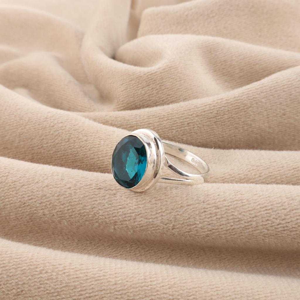 Apatite Gemstone 925 Sterling Silver Women Jewelry Handcrafted Pretty Ring Thanksgiving Gift For Her RR-80-15