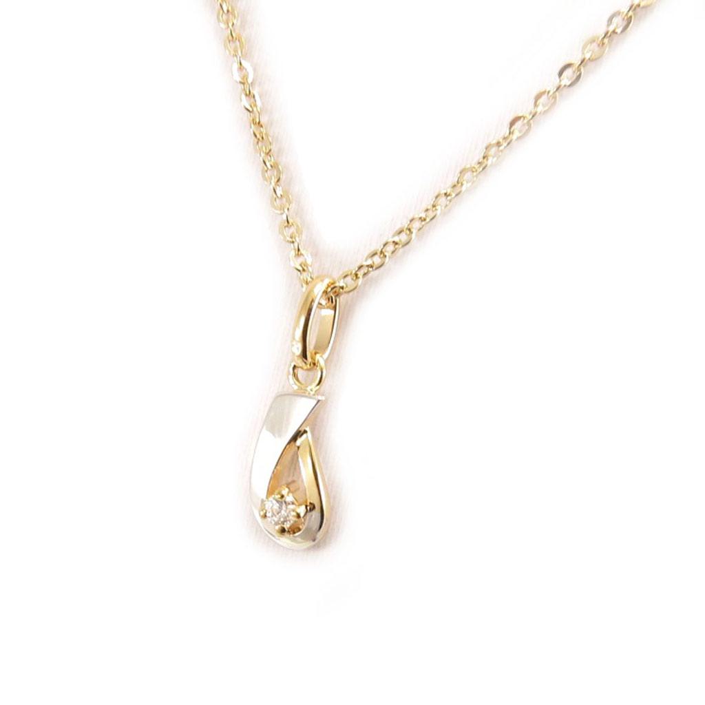 Altesse [L0686] - 2-tone 'Câlin' Gold Plated Necklace
