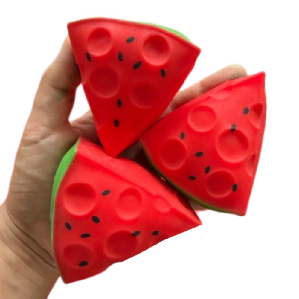 Shapable Crispy Watermelon Hand Relax Blocks Filled Squishy Boys Girls Crunchy Squeeze Kids Adults