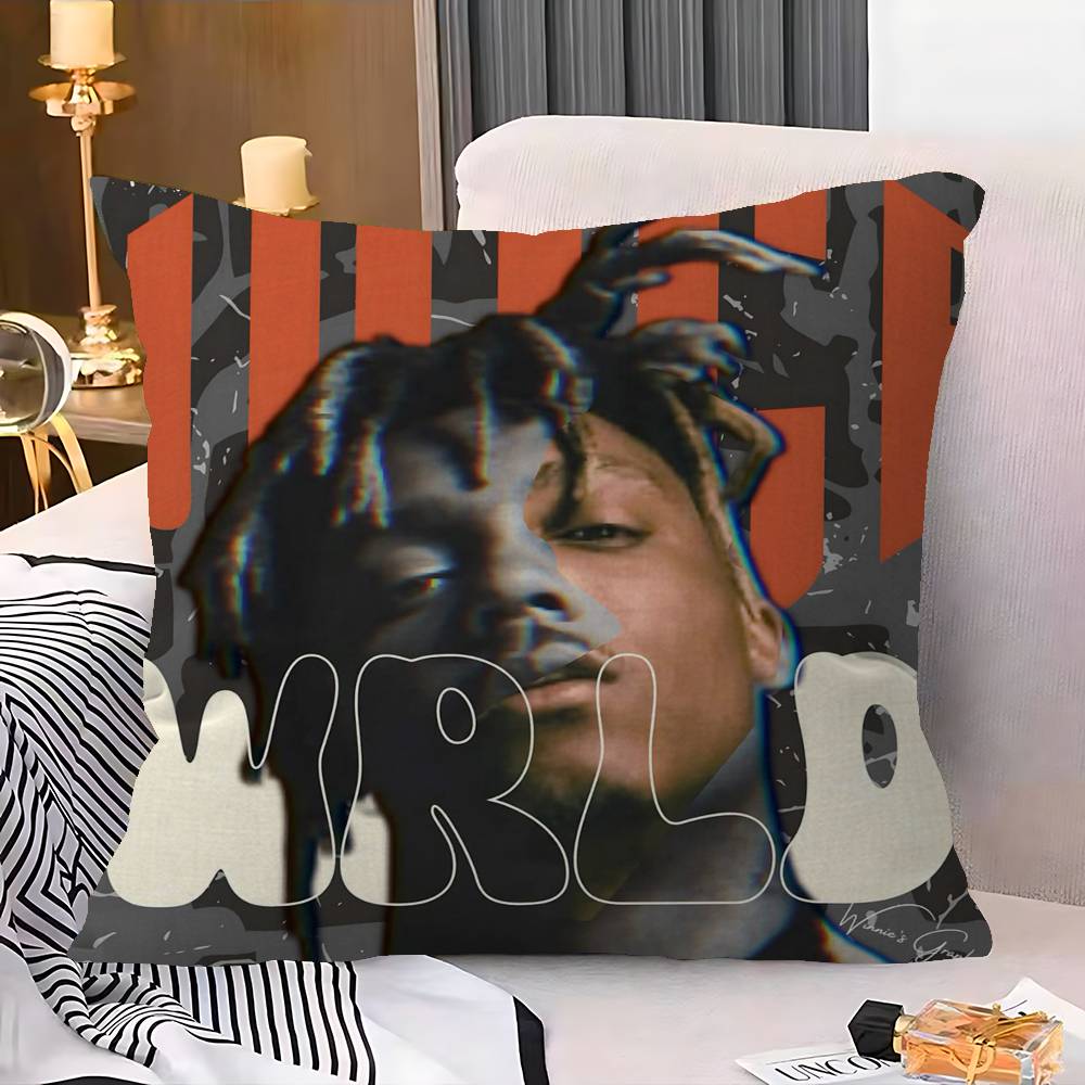 Hip-Hop J-Juice W-Wrld Rapper Kissenbezug Toon Geschenk Kissenbezug Schlafzimmer Haus Sofa Stuhl Sitz Dekor Kissenbezug