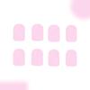 Quadratischer Press-on-Nagel Lila Falscher Nagel Aufkleb-Nagel in 12 Größen, 24 Stück Französische Nagelspitzen für DIY-Nagelkunst-Dekorationen