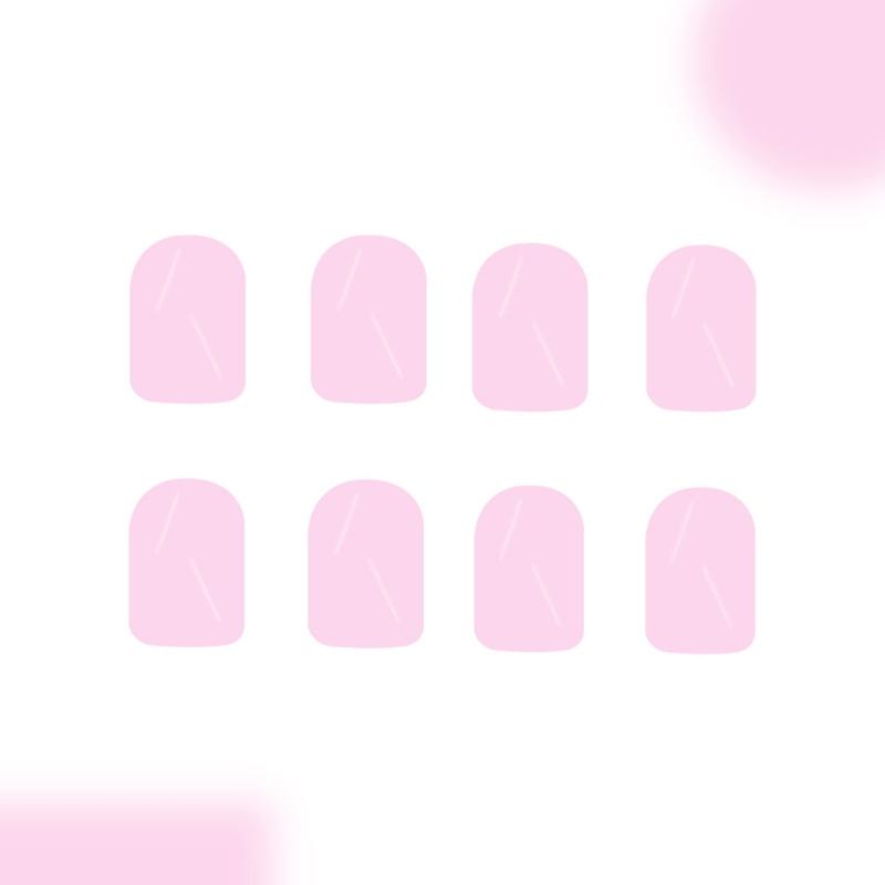 Quadratischer Press-on-Nagel Lila Falscher Nagel Aufkleb-Nagel in 12 Größen, 24 Stück Französische Nagelspitzen für DIY-Nagelkunst-Dekorationen