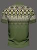 Men’s Ethnic Geometric Printed Short‑Sleeve Polo Shirt Lapel Collar Slim‑Fit Breathable Summer Tops