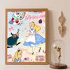 Diamond Painting Kit, 5D Alice In Wonderland Wall Decoration Art Gift for Living Room, Bedroom, Study Room, Etc.