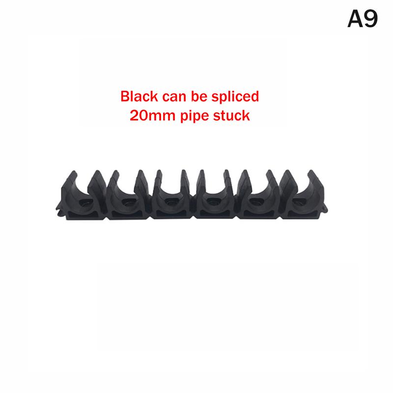 Pneumatic Tube Air Hose Fixing Clamp 6 Way 4/6/8/10/12/14/16/18/20Mm Water Pipe Holder Gas Compressor Tubing Diversion Flow Clip