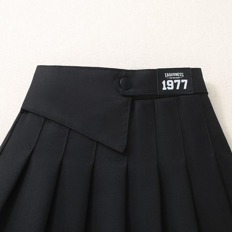 Fusta plisata fata de primavara/toamna 2025: Fetiță Western College Style JK