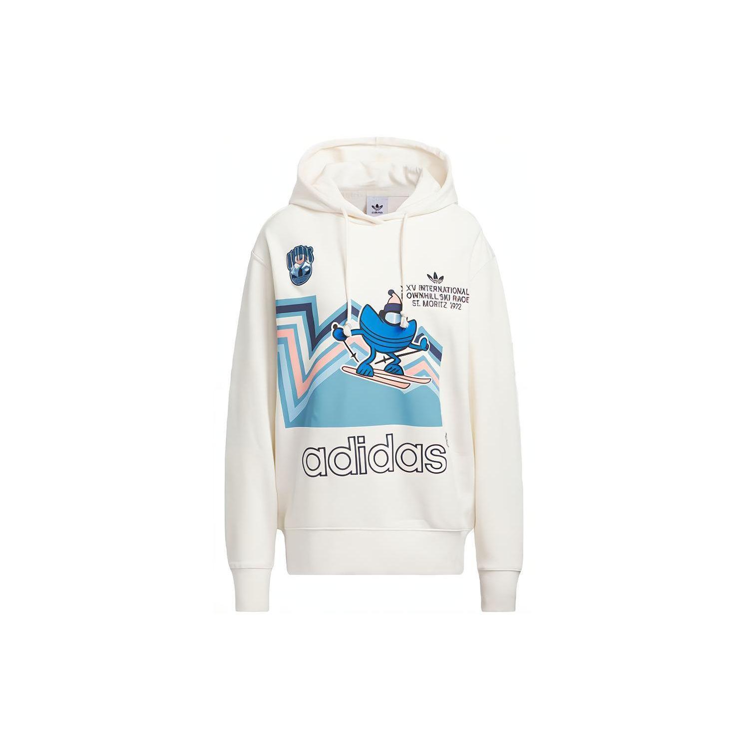 Adidas Manchester United SZN Fleece Hoodie Long Sleeve Loose Casual Pullover Top Men White IT1741 M