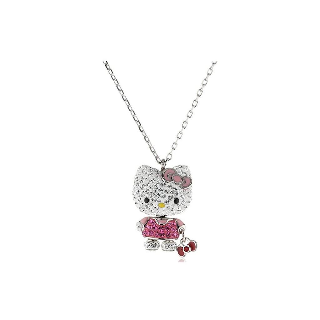 Swarovski Hello Kitty Bow Crystal Necklace Women Necklace 1192660