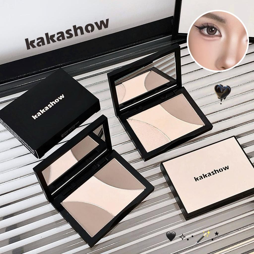 Kakashow Three- Contouring Palette Shadow Nose Shadow Contouring Highlight All-in-one Palette