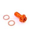 Motorrad Bremsleitungen Bremssattel Universal M10X1.25/1.0mm Banjo Schrauben Bunte Motorrad Ölnippel Schrauben Öl Schrauben