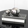 Metal Ball Minimalist Desktop Ornament - Designer Home Decor for Office and Model Rooms