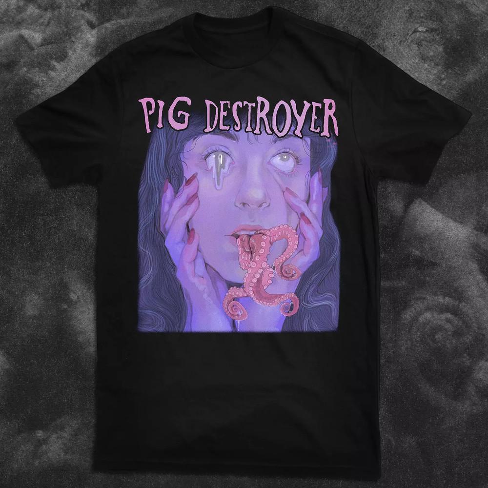 TENTACLES Scary PIG DESTROYER Band Cotton T Shirt  Unisex T-Shirt S