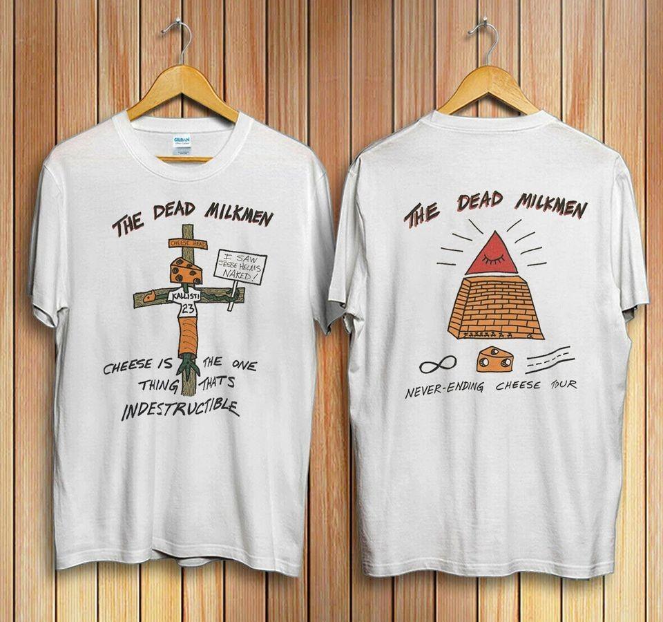 80s The Dead Milkmen The Never Ending Cheese Tour Unisex T-Shirt L