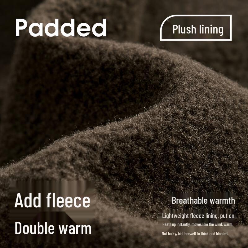 NVG·YOUNG Men's Stand Collar Fleece Jacket