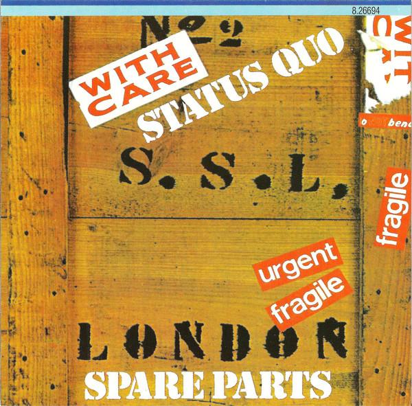 

CD STATUS QUO - Spare Parts 826694,826694ZR TELDEC 1987 Germany Rock Used