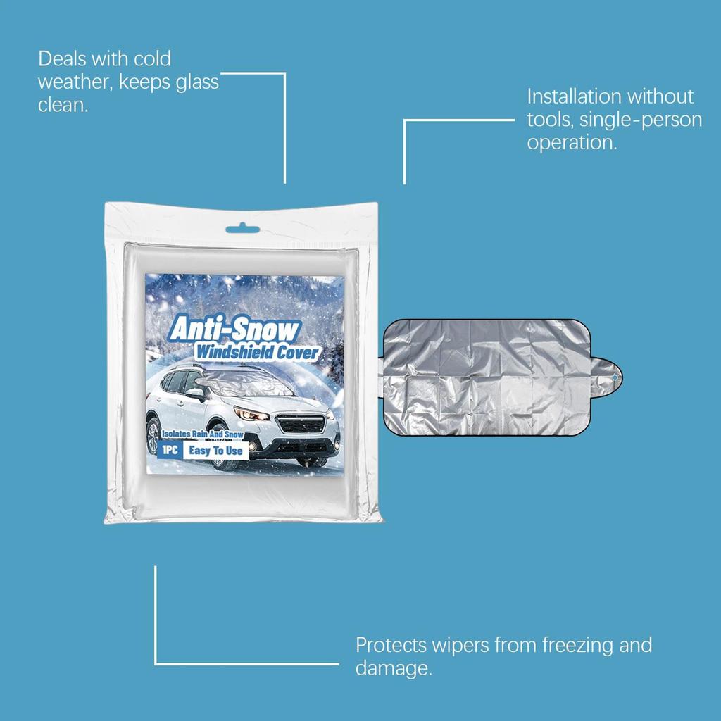 Windshield Cover For Ice And Snow Dustproof Thickened Auto Accessories Car Window Covers For SUVs All-Weather Outdoor Winter