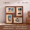 Modern 4-Panel Photo Frame Set 6-inch Wall Or Table Display Wooden Style Living Room Bedroom Office Decor