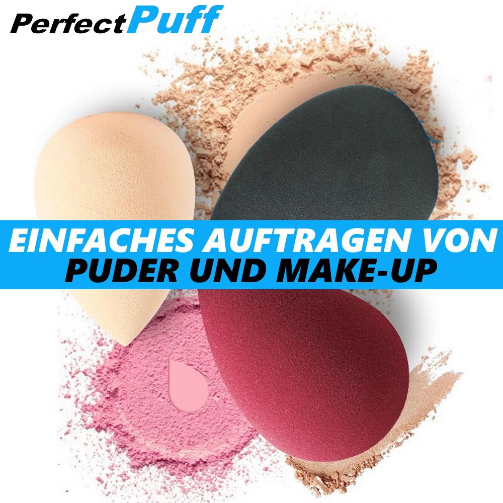 PerfectPuff Make Up Sponge Makeup Sponge Powder Puff Beauty Sponge [3 Pieces]