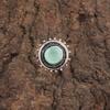 Aqua Chalcedony Gemstone 925 Silver Statement Boho Mother Gift New Ring Jewelry RR-49-17
