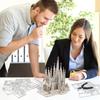 Piececool 3D Puzzle Sagrada Familia Famous Architecture Metallic Nano Puzzle 3D Puzzle Metal Assembly Required No Glue Required 6-Star Difficulty
