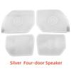 Car Upgrade Styling Four-Door Speaker Tools For Toyota Crown  Stainless Steel Cars Modification Decoration Accessories