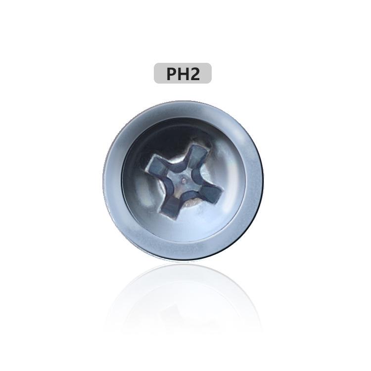 Woodworking Pocket Hole Screws: ST4-25~63mm, Partial Thread, Self-Tapping, Pan Head, Galvanized Phillips Screws.